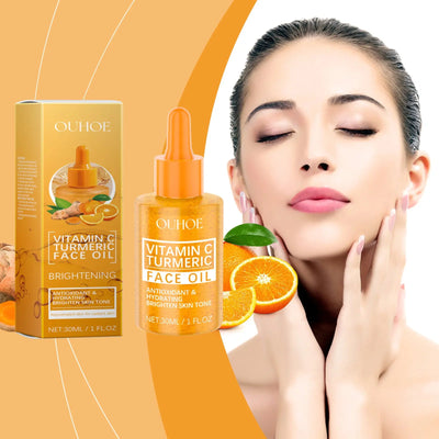 Vitamin C Turmeric Brightening Oil Vitamin C Moisturizing Face Wonder Loulou